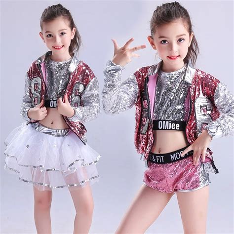 Traje de baile para niños ropa de Jazz nuevo estilo de baile hip hop