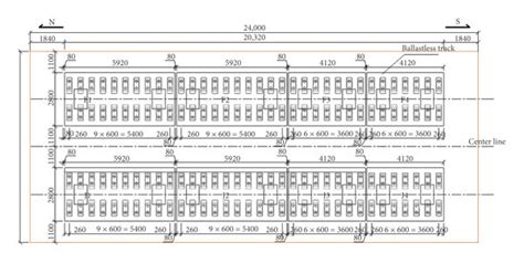 The Simply Supported Box Girder And Ballastless Tracks A Top View