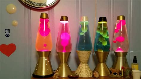 Lava Lamp Collection Vintage Oz Lamps Youtube