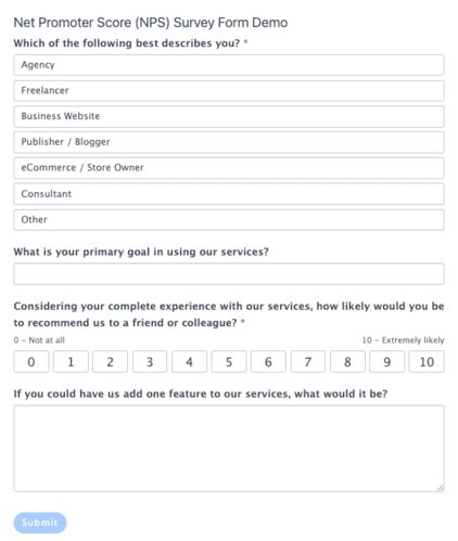 Great Nps Survey Questions Examples To Copy In