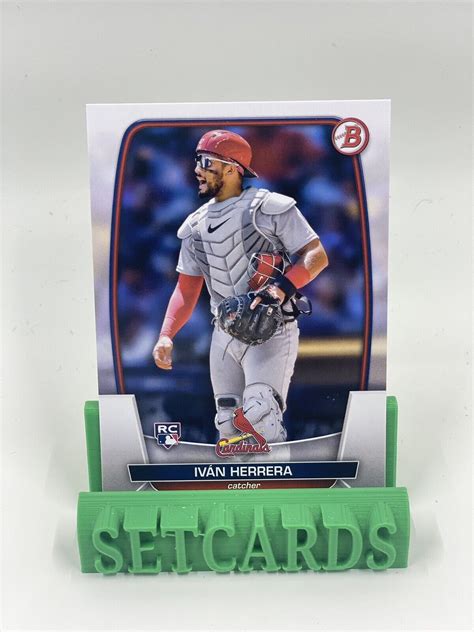 2023 Bowman Ivan Herrera 30 Rookie Rc Cardinals Baseball Card Ebay