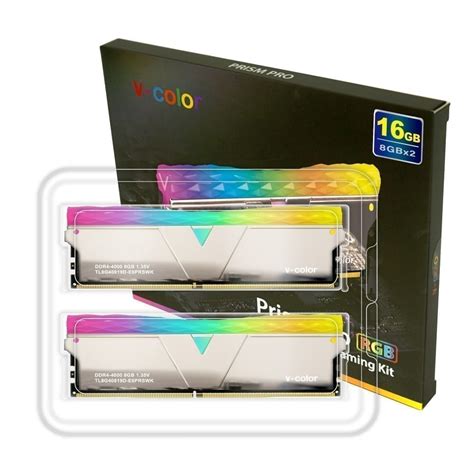 V-Color Prism Pro RGB 16GB(2x8GB) 4133MHz DDR4 RAM -Mirror Finish ...