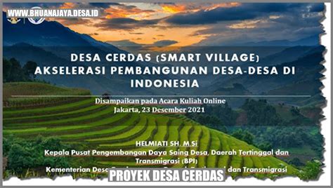 Proyek Desa Cerdas Membangun Masa Depan Yang Berkelanjutan Desa