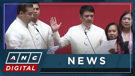 Romualdez Arroyo Share Stage At Oath Taking Of New Senior Deputy