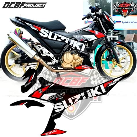 STRIPING CUSTOM SATRIA F150 FU FI INJEKSI Lazada Indonesia