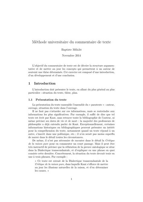 PDF B Meles Methode Commentaire Texte DOKUMEN TIPS