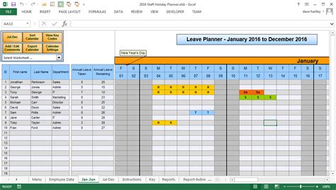 Vacation Tracking Calendar Template Truda Hilliary