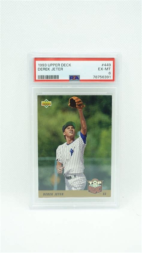 Upper Deck Derek Jeter Prospect Rookie Psa Ebay