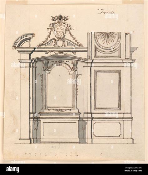 Design For An Altar Design For An Altar Elevation View In The Center