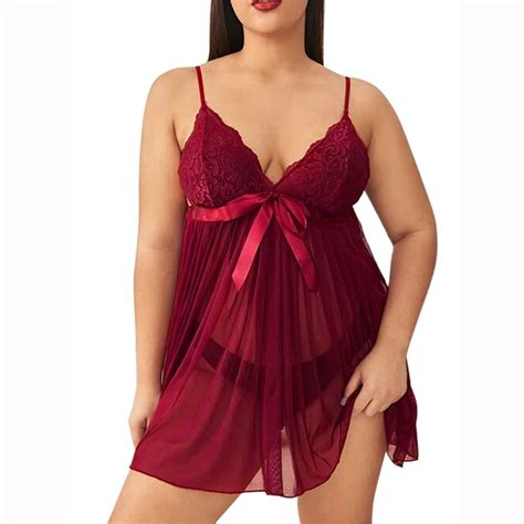 Cyinyin Women Valentines Day Gifts Sexy Lingerie Women S Large Size