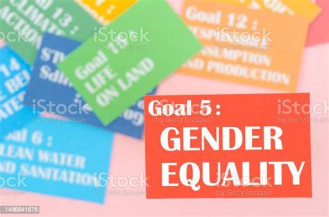 The Goal 5 Gender Equality The Sdgs 17 Development Goals Environment