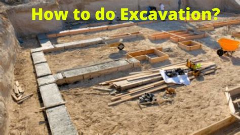 How To Do Excavation In Construction Sites Excavation At Site Youtube