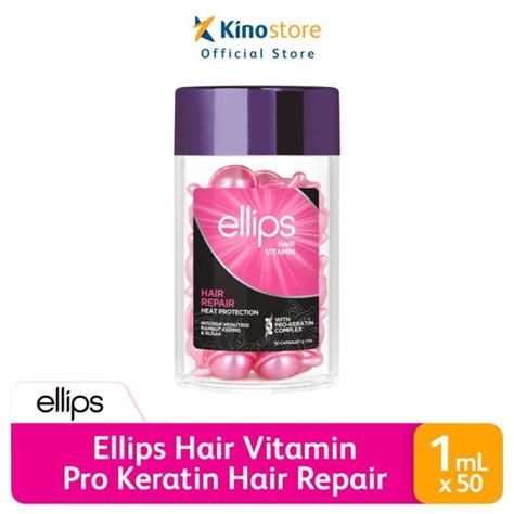 Promo Ellips Vitamin Rambut Keratin Hair Repair Jar Isi Diskon