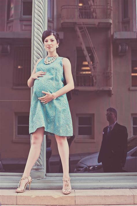Urban 1960s Mad Men Vintage Maternity Photo Shoot By Alloria Winter