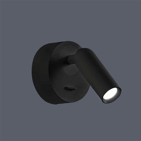 Applique De Chevet Noir Led Orientable Anne