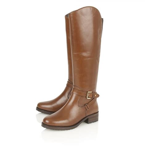 Buy Ravel Ladies Langley Knee High Boots Online In Tan Leather