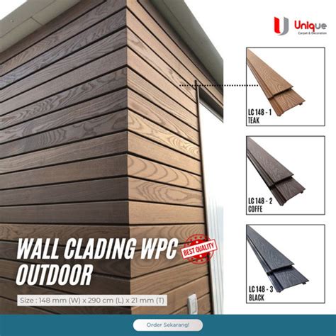 Jual WPC Plafon Laiv Outdoor Ceiling WPC Wood Panel WPC Dinding