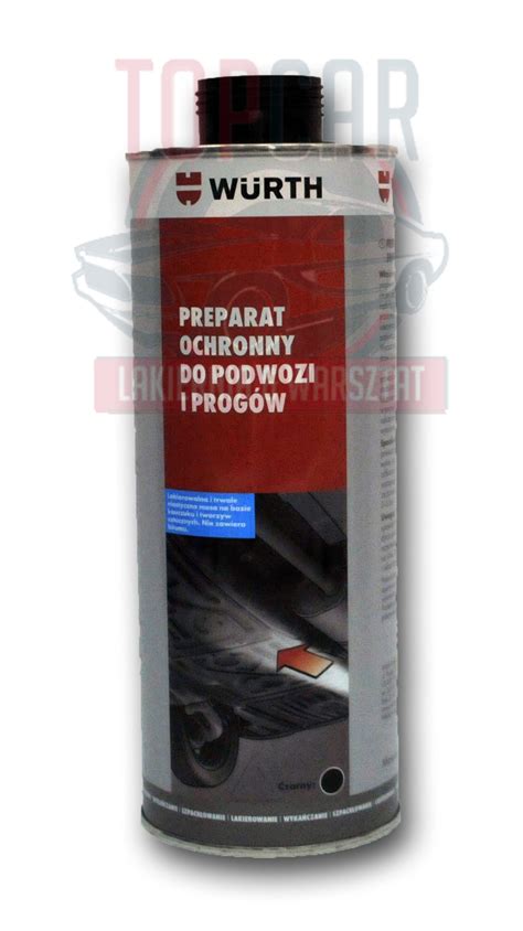 WURTH BARANEK CZARNY DO OCHRONY PODWOZI PROGÓW 1KG