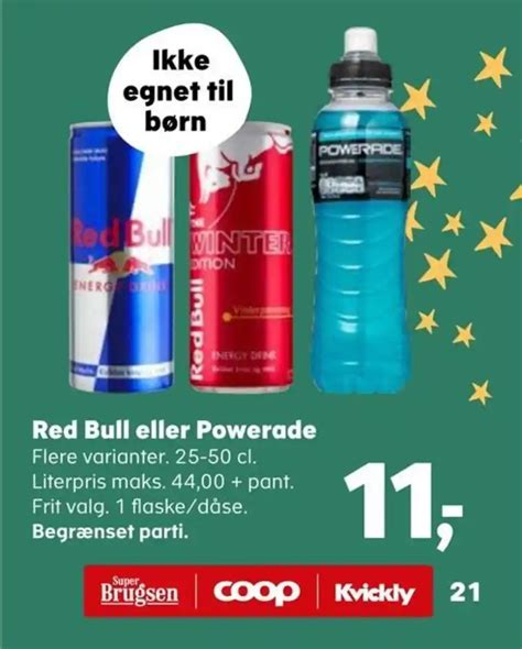 Red Bull Eller Powerade Tilbud Hos Superbrugsen