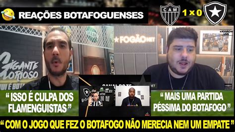 Rea Es Dos Botafoguenses Atl Tico Mg X Botafogo Brasileir O