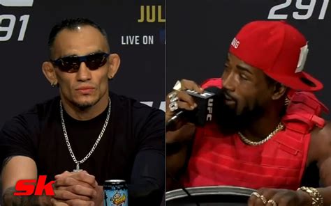 Tony Ferguson Maintains Stone Faced Silence Despite Bobby Green S Fiery