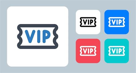 Premium Vector Vip Pass Icon Vector Illustration Sign Symbol Flat Icons