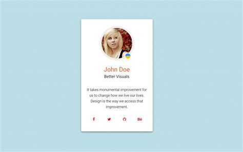 15+ Bootstrap Profile Card Examples - OnAirCode