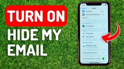 How To Turn On Hide My Email On Iphone Youtube