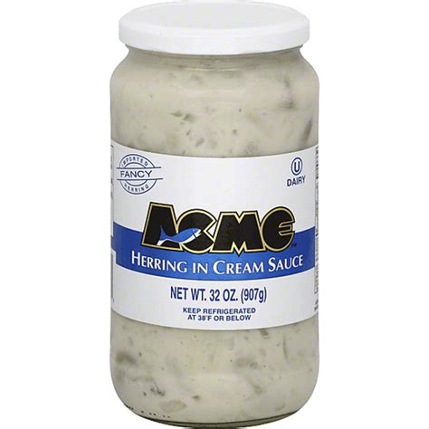 Acme Smoked Fish Herring in Cream Sauce | Canned Tuna & Seafood | Foodtown