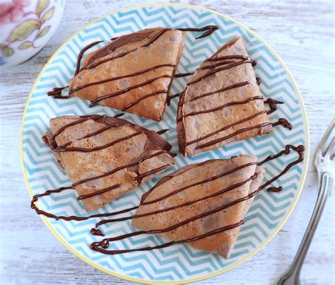 Crepes De Chocolate Simples Food From Portugal