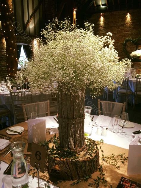 Woodland Tree Trunk Vase Centrepieces A Unique And Authentic Wood