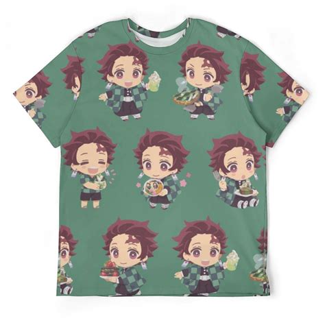 Demon Slayer Kamado Tanjiro Cute Unisex T Shirt Short Sleeve Shirt For