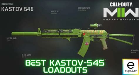 Warzone Best Kastov Loadout Season Exputer