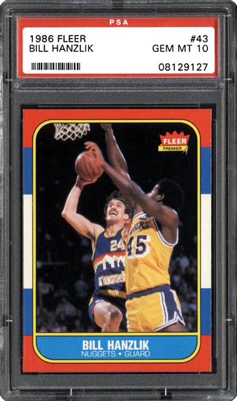 Auction Prices Realized Basketball Cards 1986 FLEER Bill Hanzlik Summary