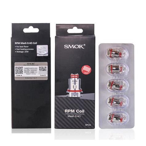 Smok Rpm Mesh 0 4ohm Coil 5pcs Nimbus Imports