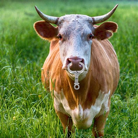 Nasenring Auf Kuh Kuh Nasenclips Stiernasenring Cattle Weaning Rings