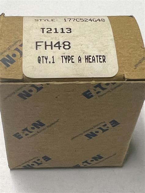 Eaton Cutler Hammer Westinghouse Fh48 Thermal Overload Relay Heater Element Ebay