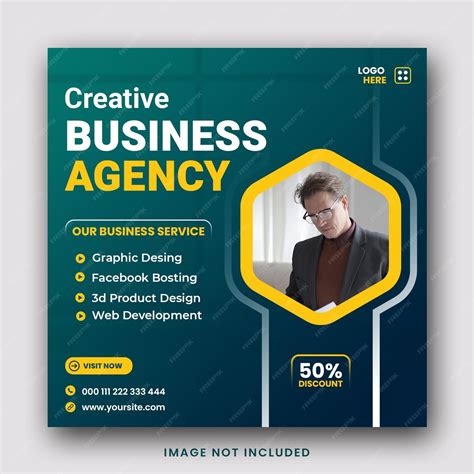 Premium Psd Creative Business Agency Social Media Instagram Post Template