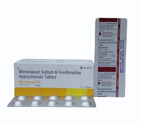 Montelukast Mg Fexofenadine Mg For Clinic At Best Price In