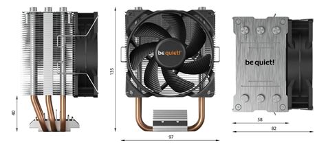 11 Amazing Be Quiet Pure Rock Slim Cpu Cooler 120w Tdp Bk008 For