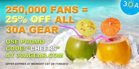 250,000 = 1 BIG DEAL for 30A Fans! - 30A