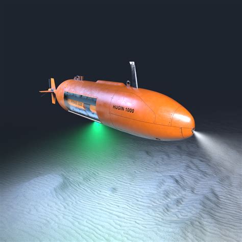 Auv Hugin Modelo D Turbosquid