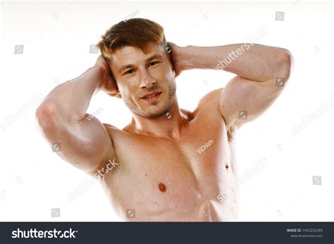 Male Strong Naked Torso Portrait Stock Photo 1452232289 Shutterstock