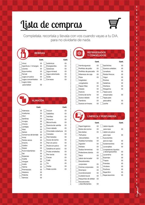 Lista De Compras EXPERTAS DIA