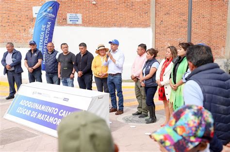 Entrega Edmundo Tlatehui Adoquinamiento En Junta Auxiliar De San Andr S