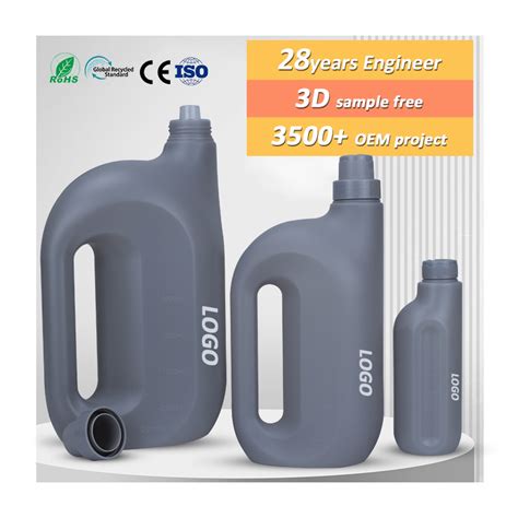 500ml 2L 4L Customized Empty Liquid Laundry Detergent Packaging