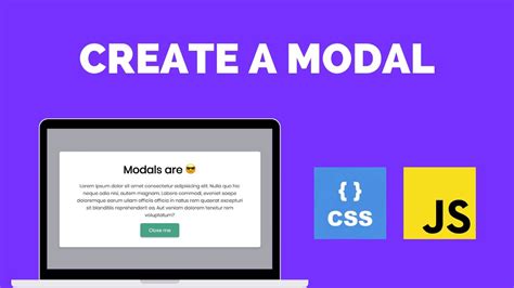 How To Make A Modal Box With Css And Javascript Modern Javascript Blog