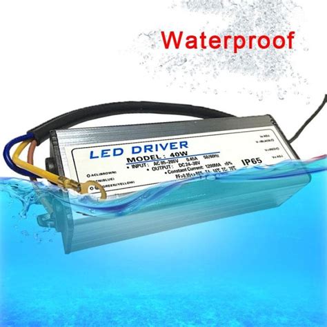 Led Driver Adapter Ac V To Dc V Ip Waterproof For Power