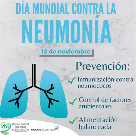 D A Mundial Contra La Neumon A De Noviembre E S E Hospital