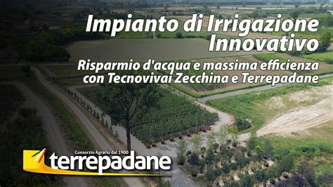 Innovazione Nell Irrigazione Con Tecnovivai Zecchina Youtube